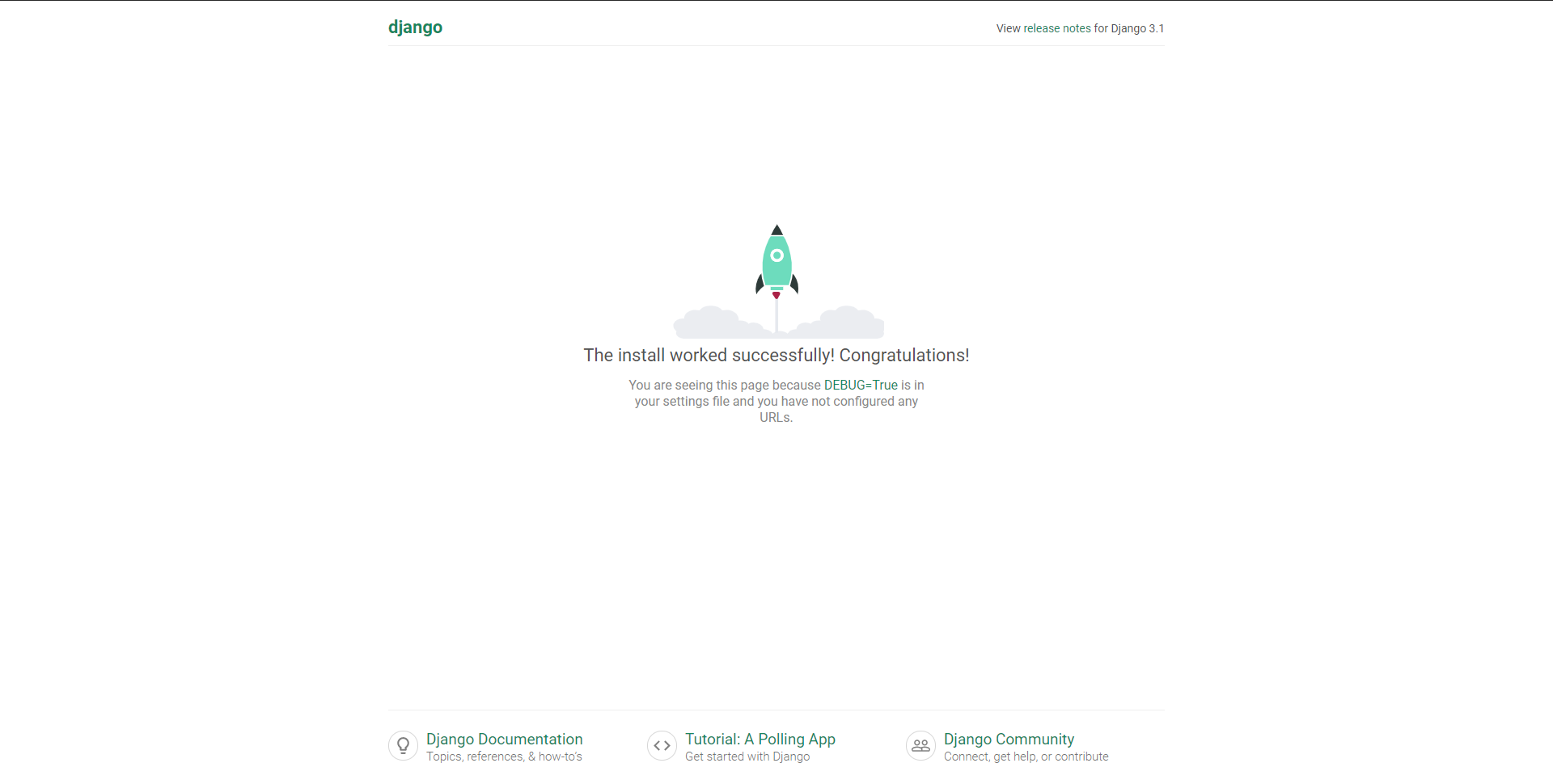 Django success page